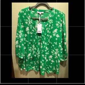 Green Floral Shirt